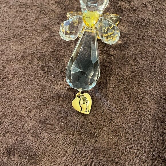 CRYSTAL ANGEL CHARM - THANK YOU CHARM - Picture 5 of 5